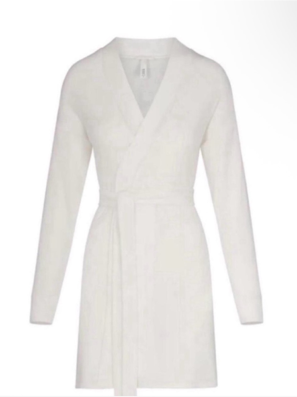 SKIMS Soft Lounge Ribbed Robe – Marble – Size Medium- NWT Has FLAW!